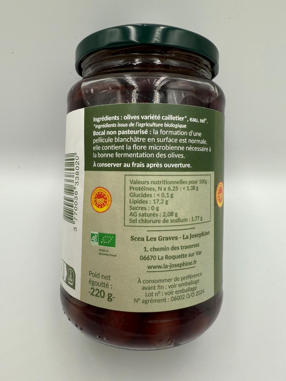 Olive de Nice AOP - Agriculture Biologique