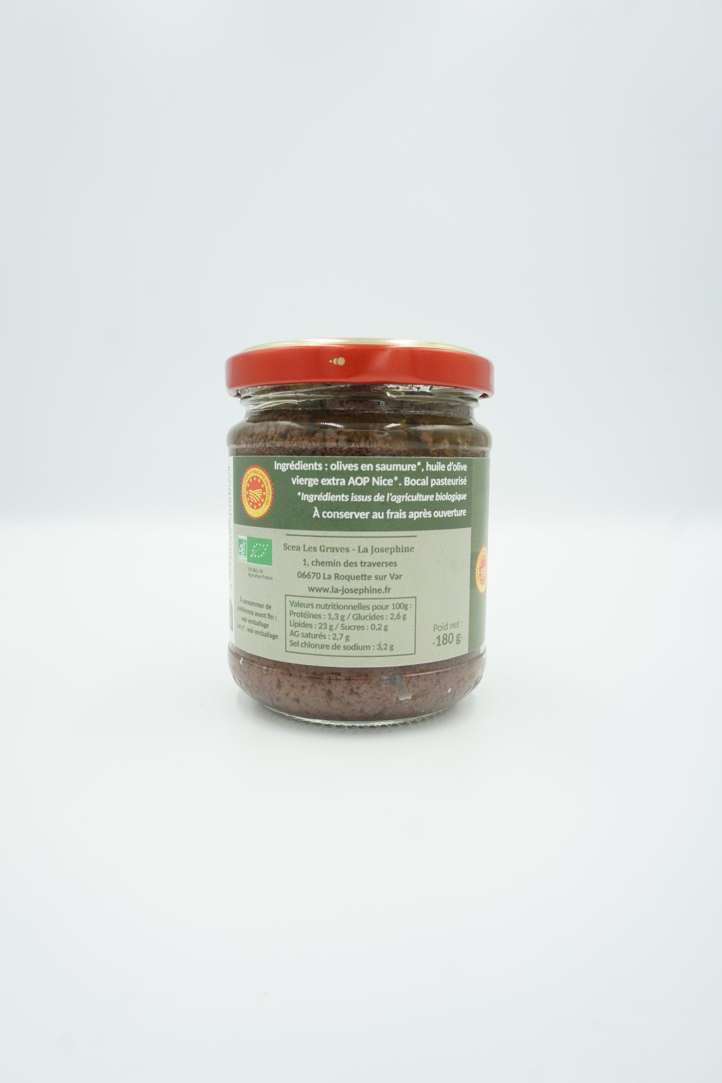 Pâte d’Olive de Nice AOP - Agriculture Biologique